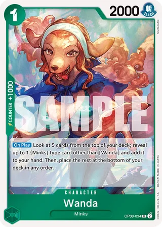 Wanda #OP08-034 · Two Legends One Piece card