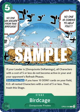 Birdcage #OP05-040 · Awakening of the New Era: 1st Anniversary Tournament Cards One Piece card