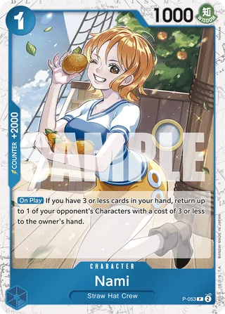 Nami (Full Art) #P-053-full-art · Premium Booster -The Best- One Piece card