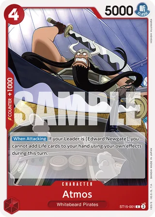 Atmos #ST15-001 · ST-15: Starter Deck 15 RED Edward.Newgate One Piece card