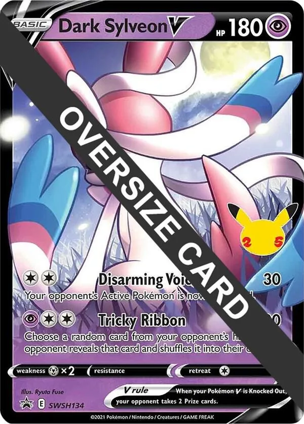 Dark Sylveon V - SWSH134 full card art