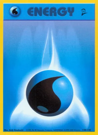 Water Energy #130 · Base Set 2 Pokémon card