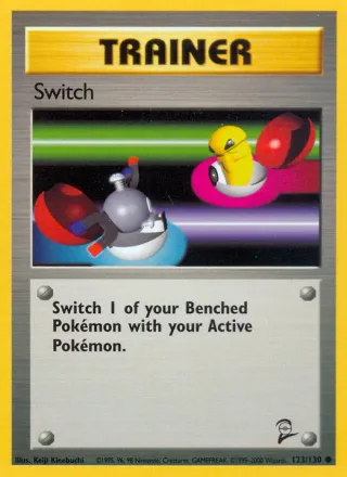 Switch #123 · Base Set 2 Pokémon card