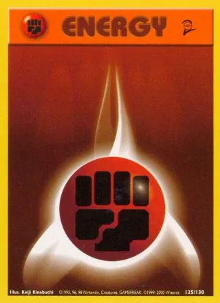 Fighting Energy #125 · Base Set 2 Pokémon card