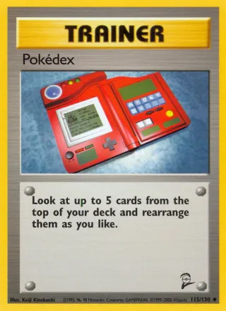Pokédex #115 · Base Set 2 Pokémon card