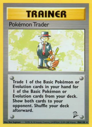 Pokémon Trader #106 · Base Set 2 Pokémon card