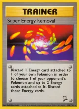 Super Energy Removal · Base Set 2 Pokémon card