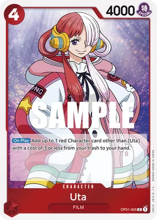 Uta #OP01-005 · Romance Dawn One Piece card