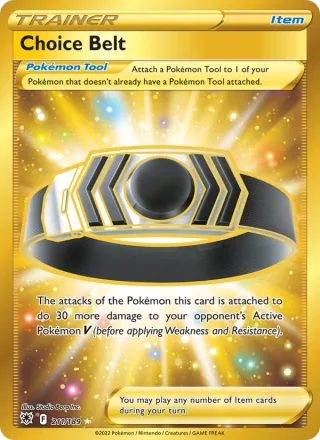 Choice Belt #211 · Astral Radiance Pokémon card