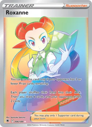 Roxanne #206 · Astral Radiance Pokémon card