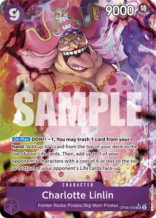 Charlotte Linlin (Parallel) #OP08-069-parallel · Two Legends One Piece card