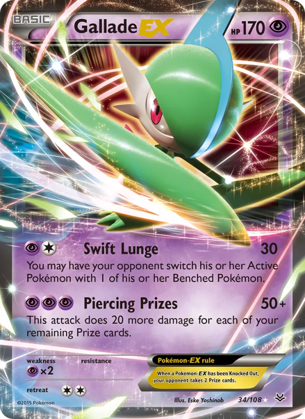 Gallade EX full card art