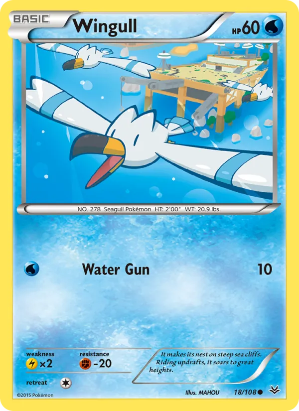 Wingull full card art
