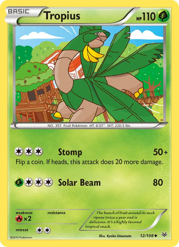 Tropius full card art