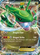Rayquaza EX · Roaring Skies Pokémon card