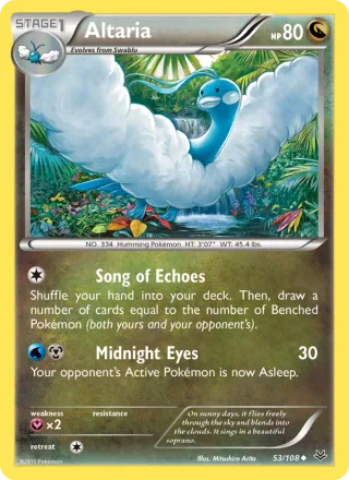 Altaria #53 · Roaring Skies Pokémon card
