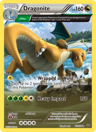 Dragonite #52 · Roaring Skies Pokémon card