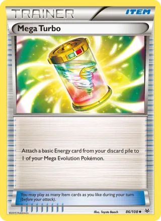 Mega Turbo #86 · Roaring Skies Pokémon card