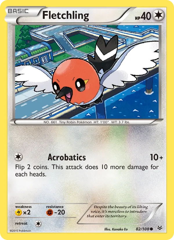 Fletchling full card art