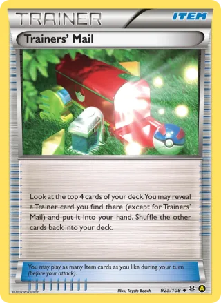 Trainers' Mail #92 · Roaring Skies Pokémon card