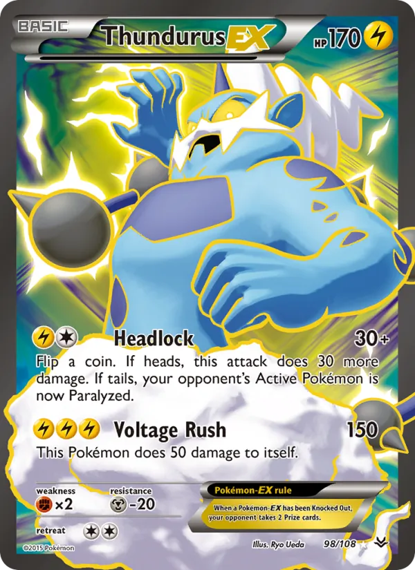 Thundurus EX full card art