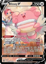 Blissey V · Silver Tempest Trainer Gallery Pokémon card
