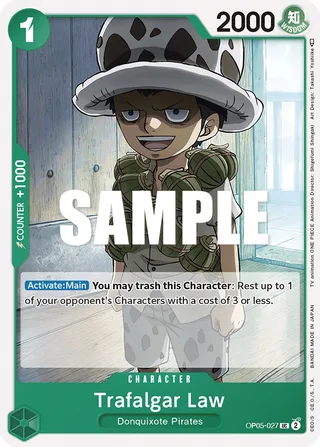 Trafalgar Law #OP05-027 · Awakening of the New Era: 1st Anniversary Tournament Cards One Piece card