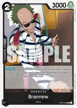 Brannew (Full Art) #OP03-089-full-art · Premium Booster -The Best- One Piece card