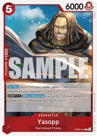 Yasopp #OP09-013 · Emperors in the New World One Piece card
