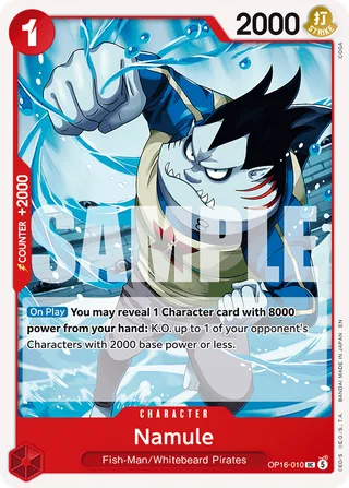 Namule #OP16-010 · The Time of Battle Release Event Cards One Piece card
