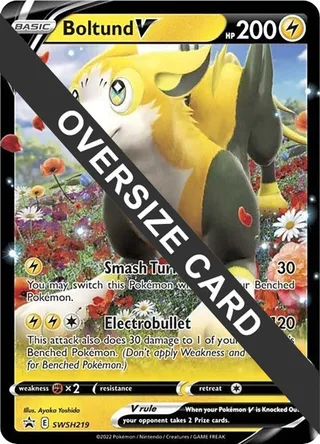 Boltund V - SWSH219 #SWSH219 · Jumbo cards Pokémon card