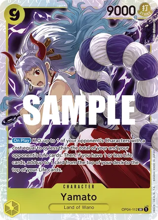 Yamato #OP04-112 · Kingdoms of Intrigue One Piece card