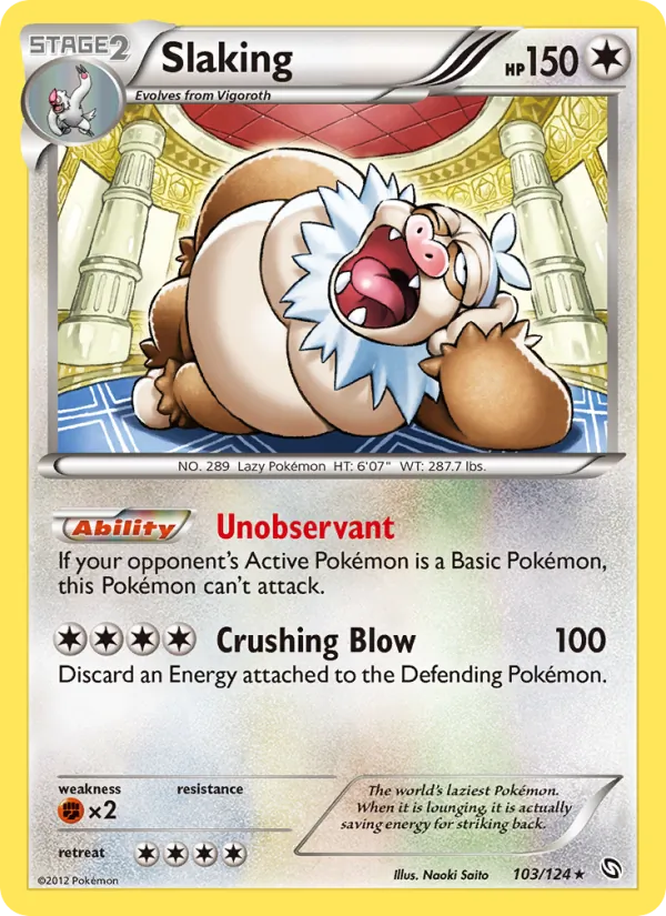 Slaking full card art
