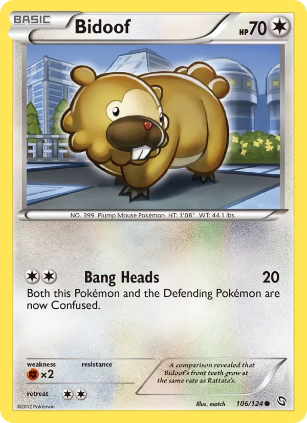 Bidoof full card art