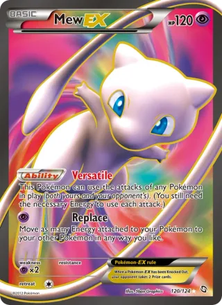 Mew-EX #120 · Dragons Exalted Pokémon card