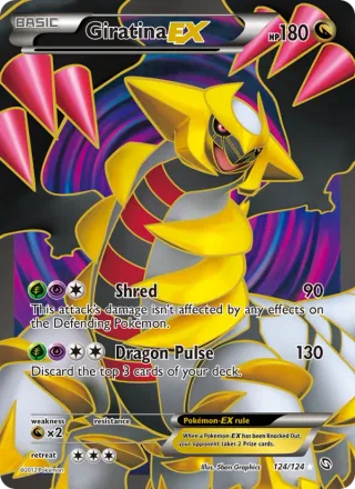 Giratina-EX #124 · Dragons Exalted Pokémon card