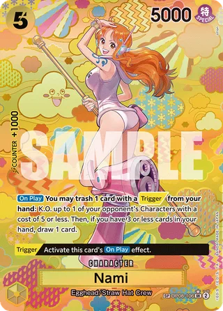 Nami (SP) #OP08-106-sp · Emperors in the New World One Piece card