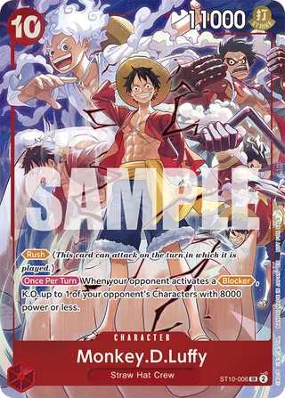 Monkey.D.Luffy (Treasure Booster Set) #ST10-006-treasure-booster-set · One Piece Promotion Cards One Piece card
