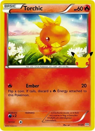 Torchic #11 · McDonald's Collection 2021 Pokémon card