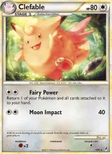 Clefable · Call of Legends Pokémon card