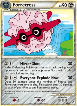 Forretress #5 · Call of Legends Pokémon card
