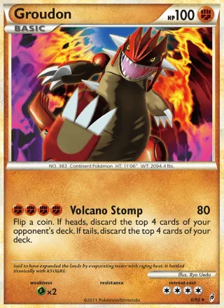 Groudon #6 · Call of Legends Pokémon card