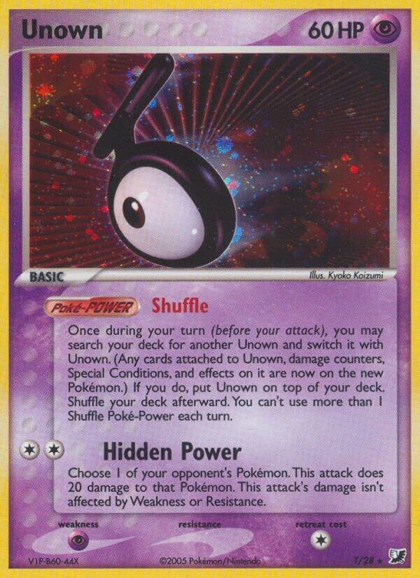 Unown (T) full card art