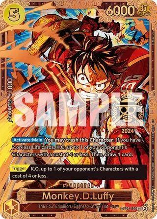 Monkey.D.Luffy (Championship 2024 World Final 3rd Place) #OP07-109-championship-2024-world-final-3rd-place · One Piece Promotion Cards One Piece card