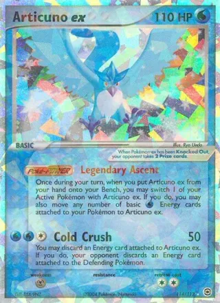 Articuno ex #114 · FireRed & LeafGreen Pokémon card