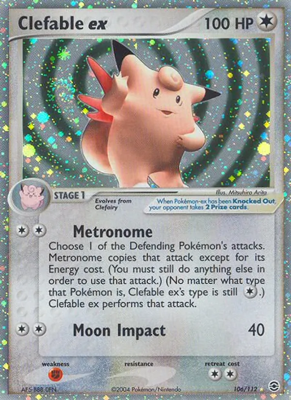 Clefable ex full card art