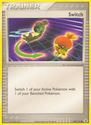 Switch #102 · FireRed & LeafGreen Pokémon card
