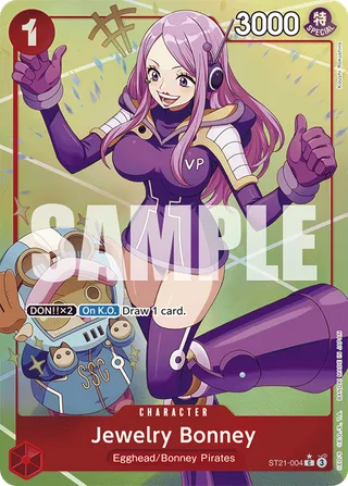 Jewelry Bonney (Parallel) #ST21-004-parallel · ST-21: Starter Deck 21 EX Gear 5 One Piece card