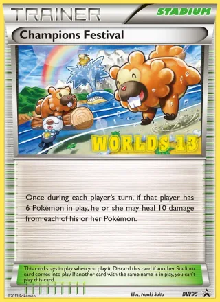 Champions Festival #BW95 · BW Black Star Promos Pokémon card