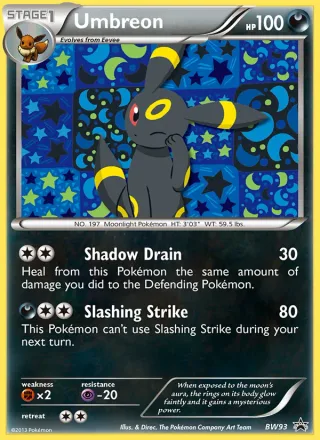 Umbreon #BW93 · BW Black Star Promos Pokémon card